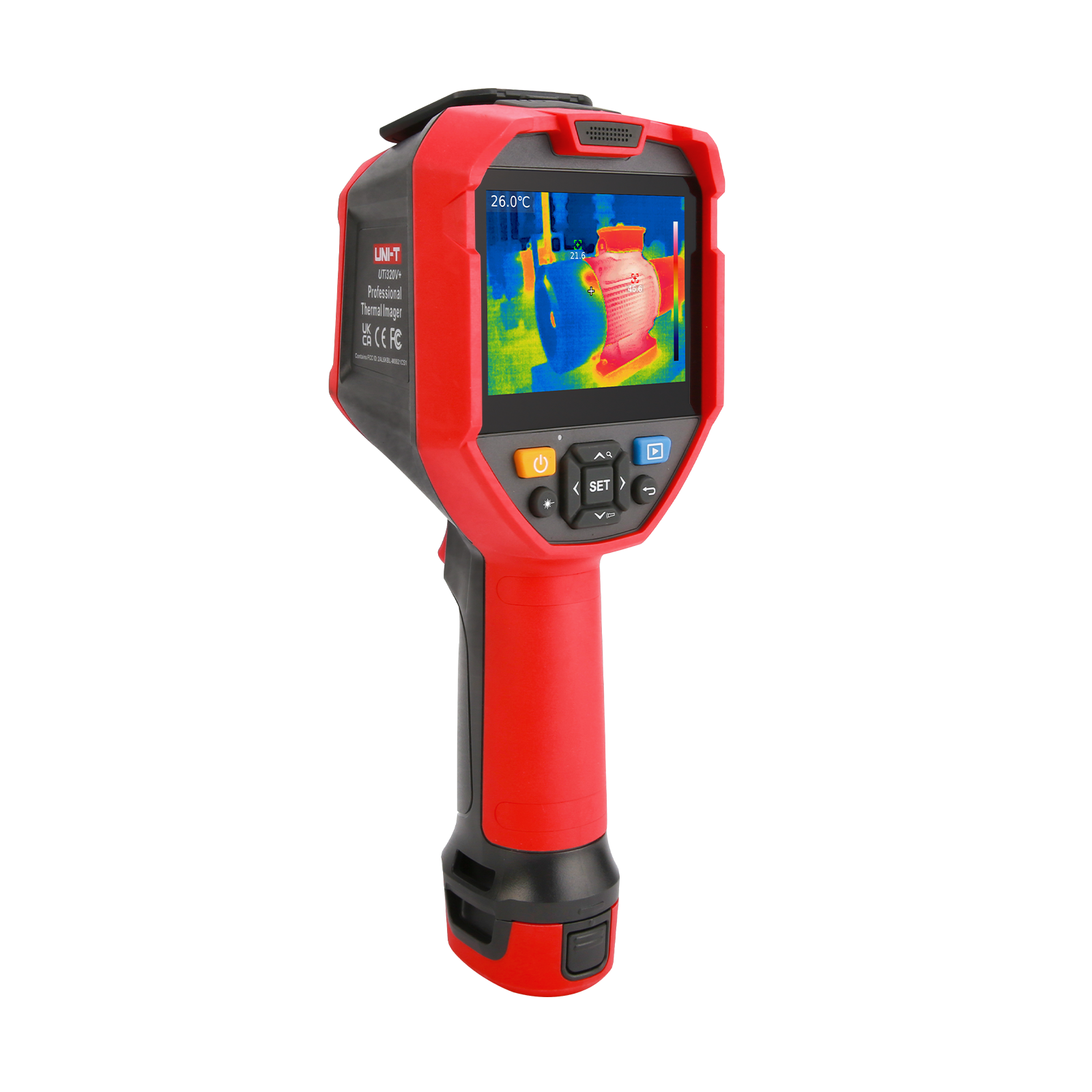 UTi320V+触屏激光测距红外热成像仪