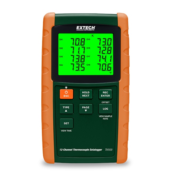 TM500 EXTEC/美国 12通道温度计数据记录仪
